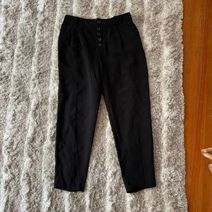 Black Anthropologie trousers